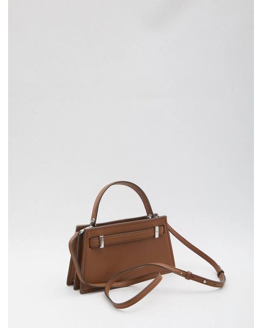 Tory Burch Brown Lee Radziwill Mini Bag