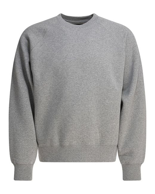 Stussy Gray Stussy Cotton Sweatshirt for men