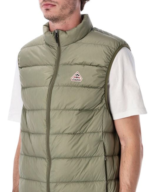 Pyrenex Green Arial Sleeveless Down Vest