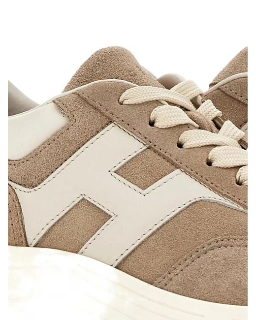 Hogan Natural Multicoloured Calfskin Sneakers