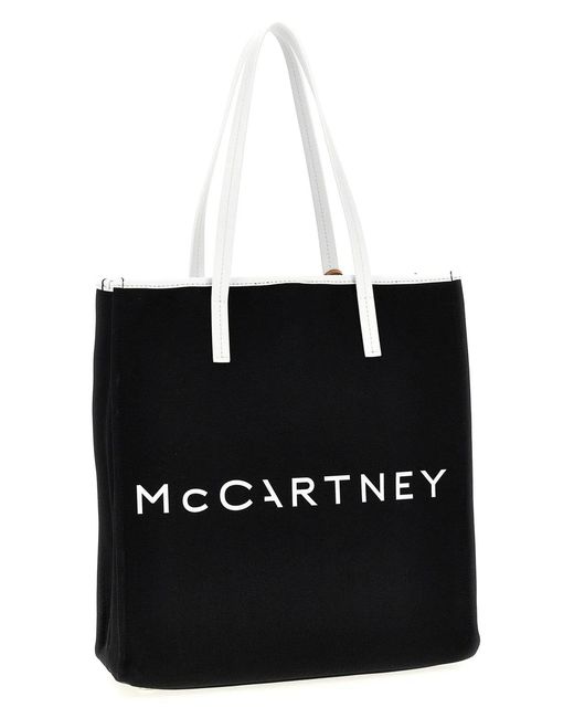 Stella McCartney Black 'Smc Bananatex' Large Shopping Bag