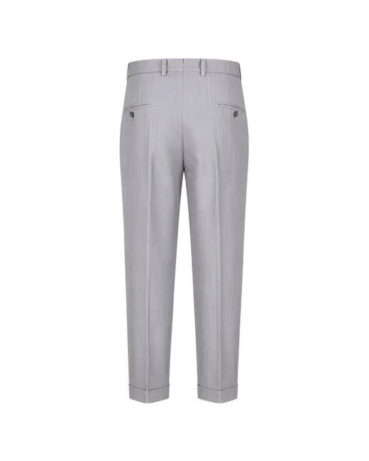 GTA Gray Light Cotton Trousers for men