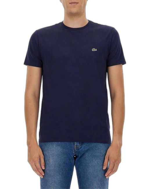 Lacoste Blue Pima Cotton T-Shirt for men