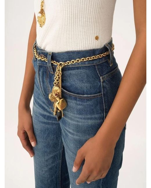Chloé Blue Elephant Leg Jeans