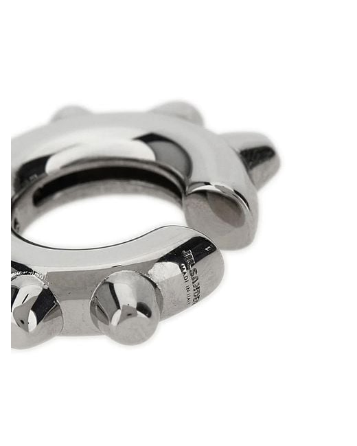 Jil Sander White Earcuff '733'