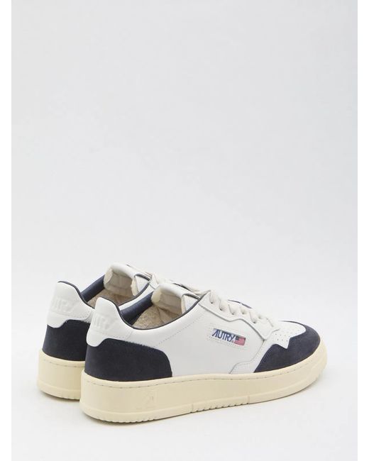 Autry White Medalist Low for men