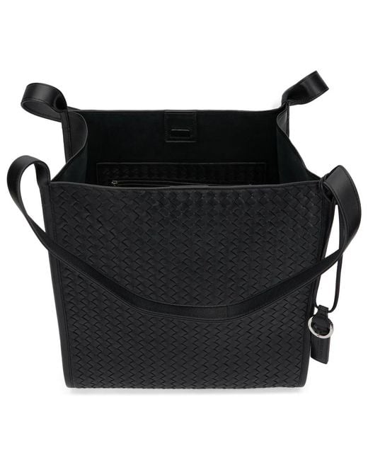 Bottega Veneta Black Shopping Bag Courier for men