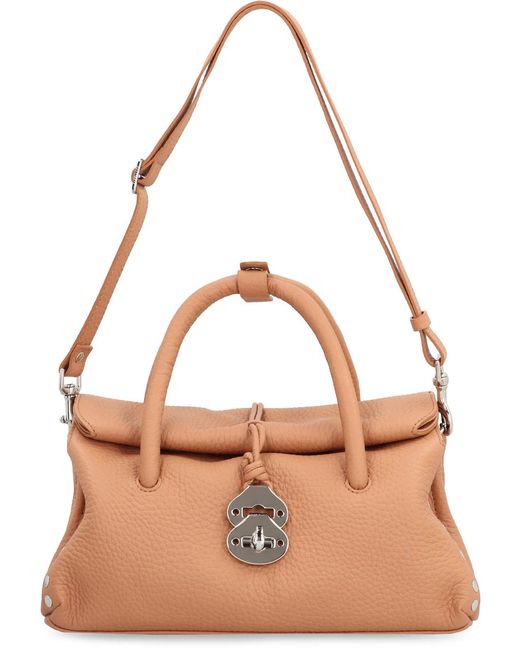 Zanellato Brown Dotta Leather Handbag