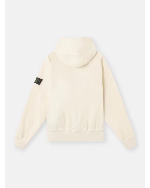 Stone Island Natural Hoodie Sweater for men