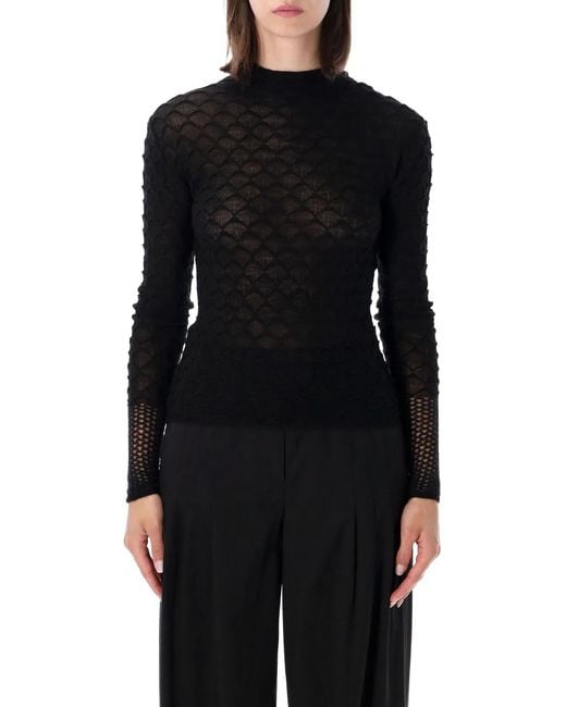 Lanvin Black Fw26 Designer Sweater
