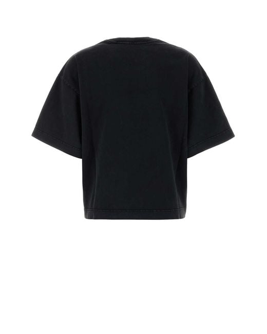 Alexander Wang Black Tshirt With Logo