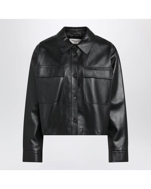 Weekend by Maxmara Black Nappa Jacket