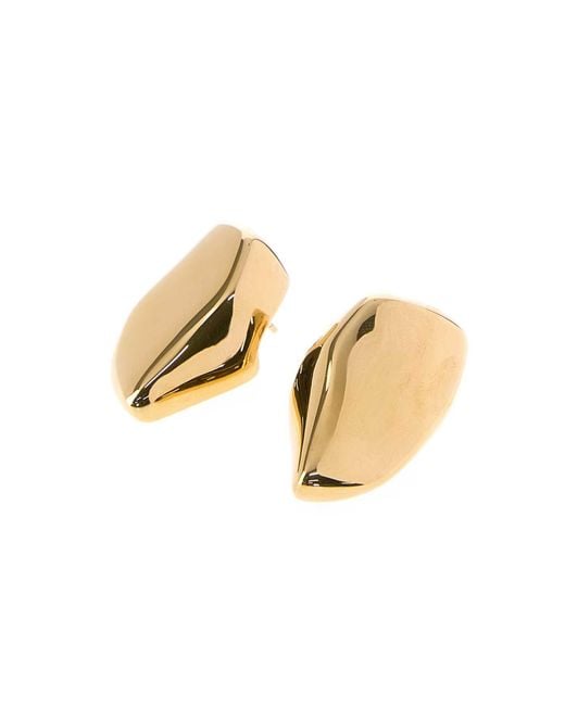 Bottega Veneta White Prism Earrings