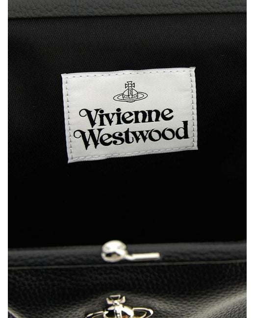 Vivienne Westwood Black 'Vivienne' Clutch