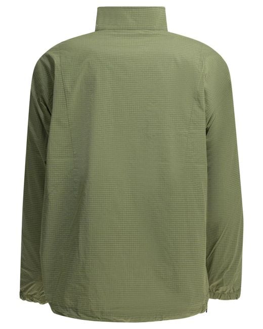 Goldwin Green "Dope Dyed Rip-Stop" Windbreaker Jacket for men