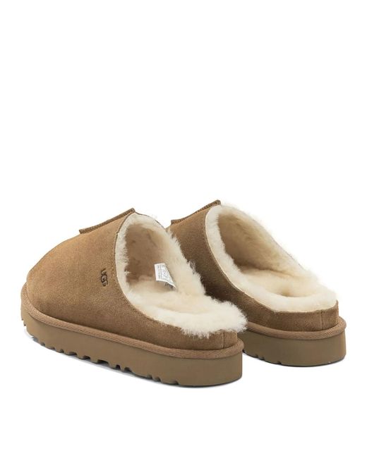 Ugg Brown Suede Rubber Sandals