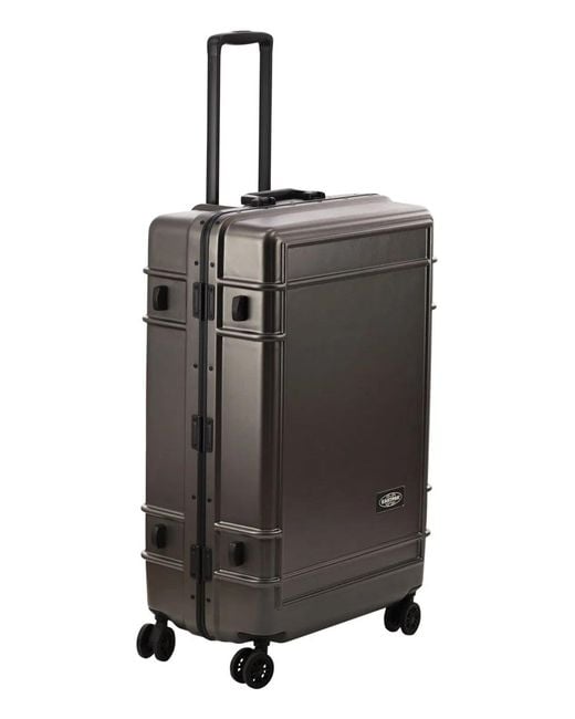 Eastpak Black Hard-Shell Polycarbonate Suitcase With Multidirectional Wheels