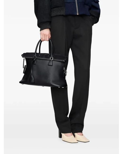 Maison Margiela Black "5Ac" Soft Medium Bag