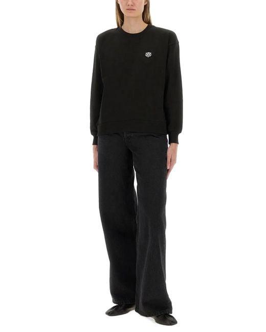 KENZO Black Cotton Sweatshirts