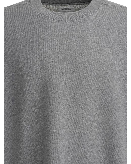 Beams Plus Gray Cotton Sweatshirt for men