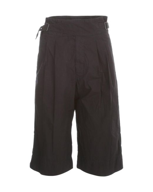 Y's Yohji Yamamoto Gray Typewriter Pr Dye Gurkha Halp Pants