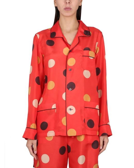 Aspesi Red Poison Shirt