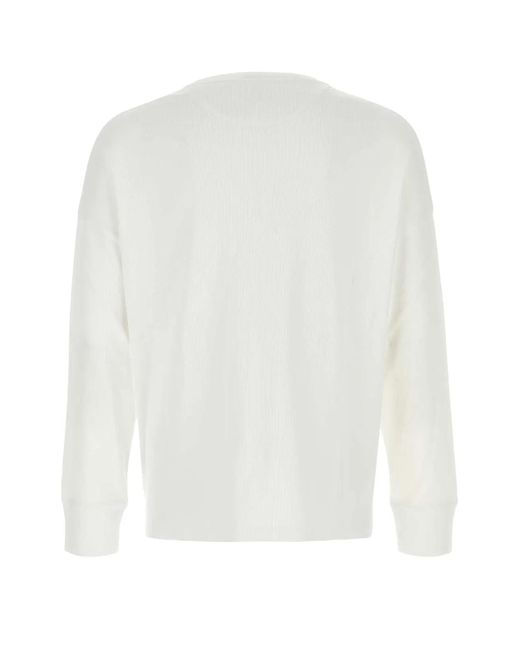 Loewe White Long Sleeve T-Shirt for men
