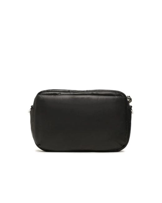 Michael Kors Black Leonie Logo Plaque Crossbody Bag