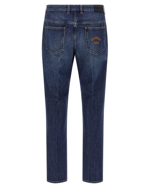 Givenchy Blue 'Straight' Jeans for men
