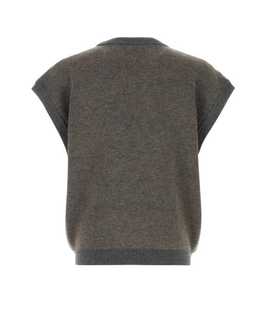 Magliano Gray U58323178 Teddy Bear Vest for men