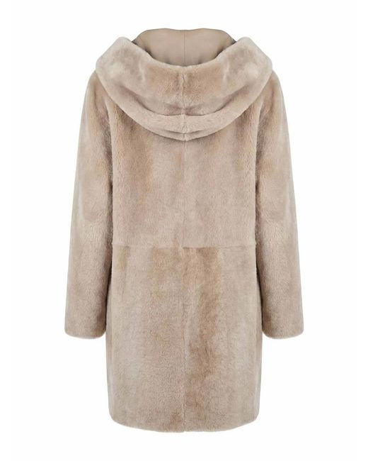 Manzoni 24 Natural Shearling Coat