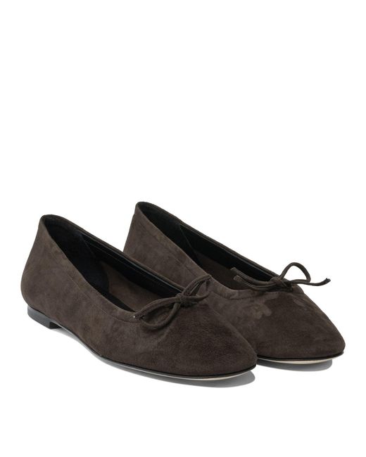 Aeyde Black "Delfina" Ballets Flat