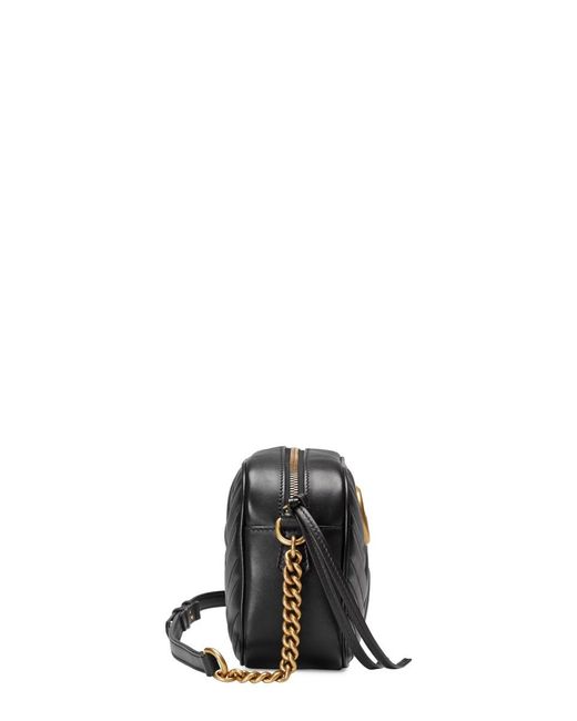 Gucci Black Shoulder Bag "Gg Marmont" Small