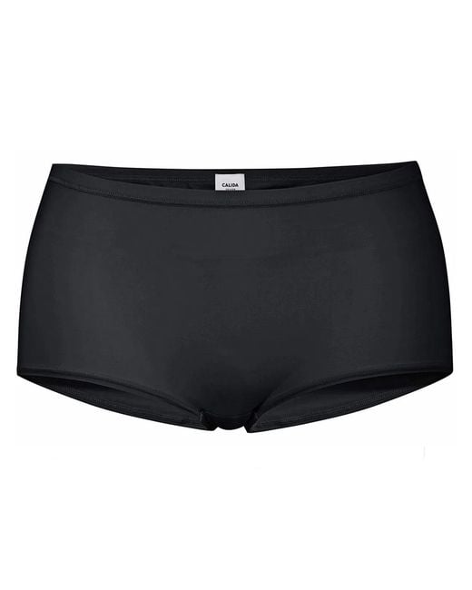 Calida Black Nylon Panties Briefs