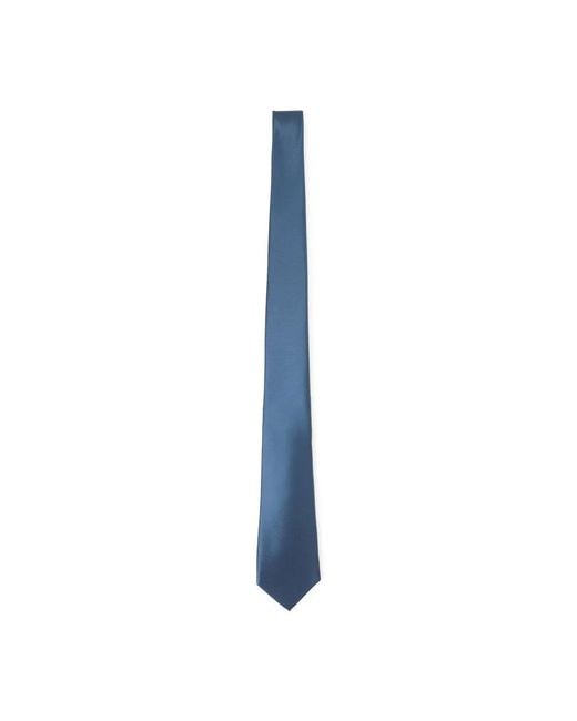 Kiton Blue Silk Tie for men