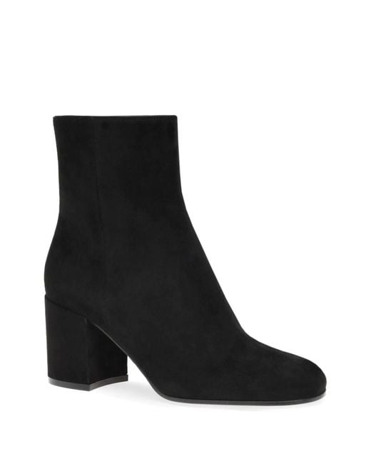 Gianvito Rossi Black Joelle Suede Leather Boots