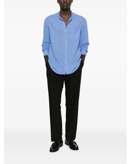Emporio Armani Blue Cotton Shirt for men