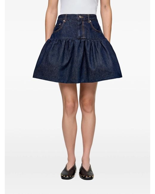 Ganni Blue Skirt