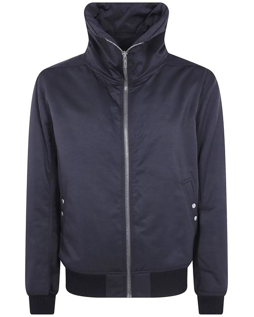 Rick Owens Blue "Dracuflight" Bomber Jacket for men