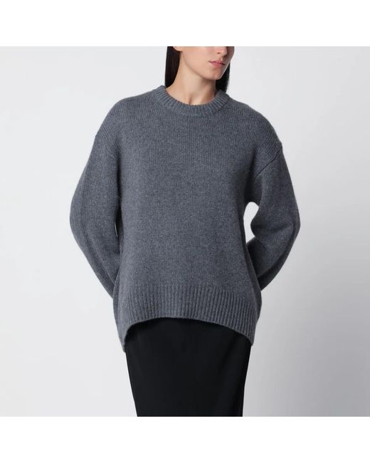 Lisa Yang Gray Noor Crewneck Sweater