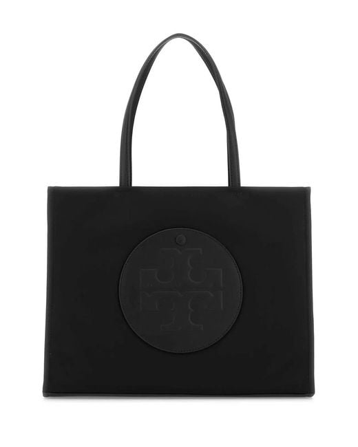 Tory Burch Black Ella Small Tote