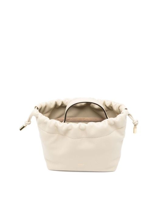 Chloé Natural Icons Leather Bucket Bag