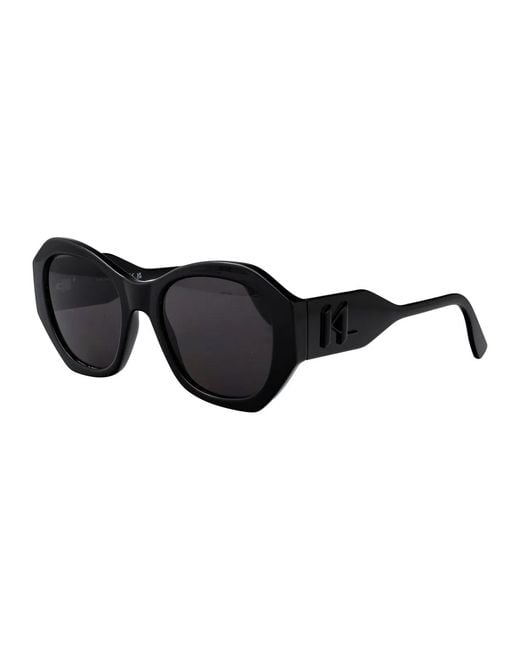 Karl Lagerfeld Black Acetate Sunglasses