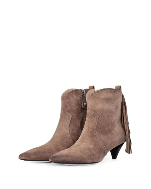 Pinko Brown Flat Shoes