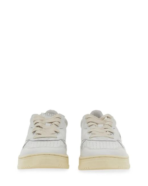 Autry White Medalist Sneakers