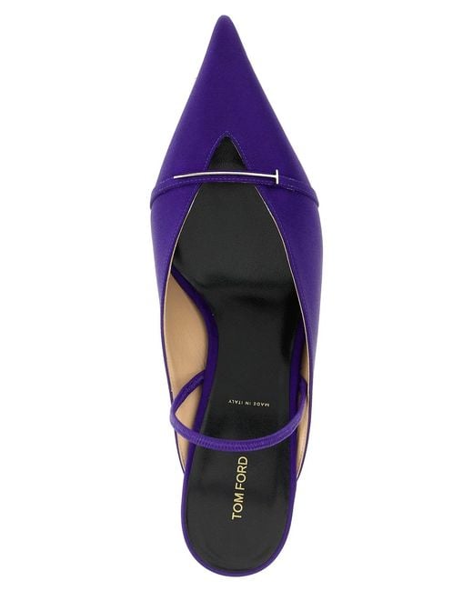 Tom Ford Purple 'Julianne' Slingback