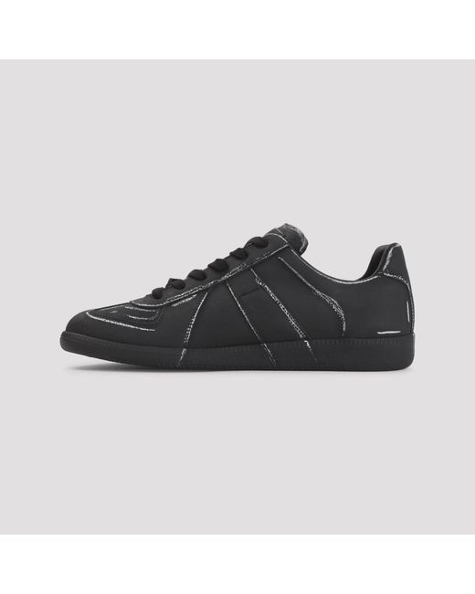 Maison Margiela Black Replica Sneakers for men