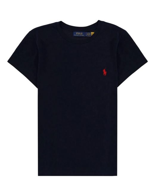 Polo Ralph Lauren Blue T-Shirt Con Logo