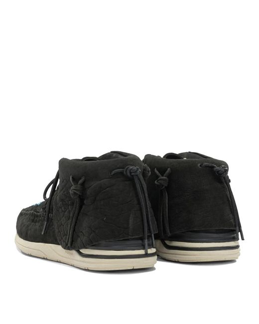Visvim Black "Lhamo Folk" Lace-Up Boots for men