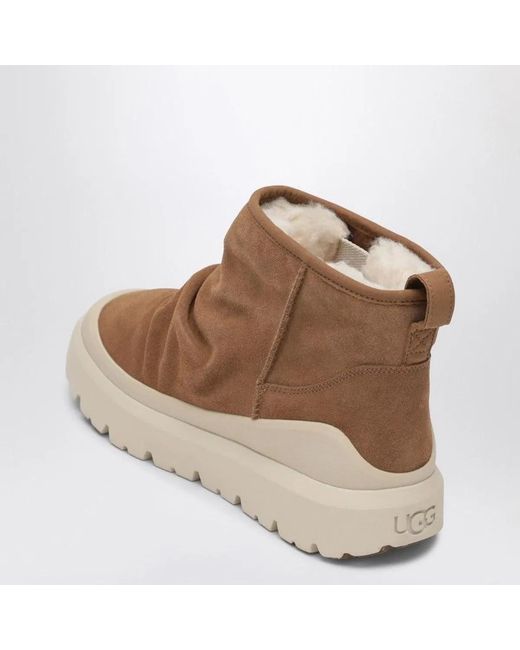 Ugg Brown Heritage Utility Mini Boots Color Chestnut for men